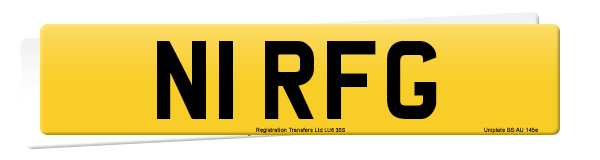 Registration number N1 RFG